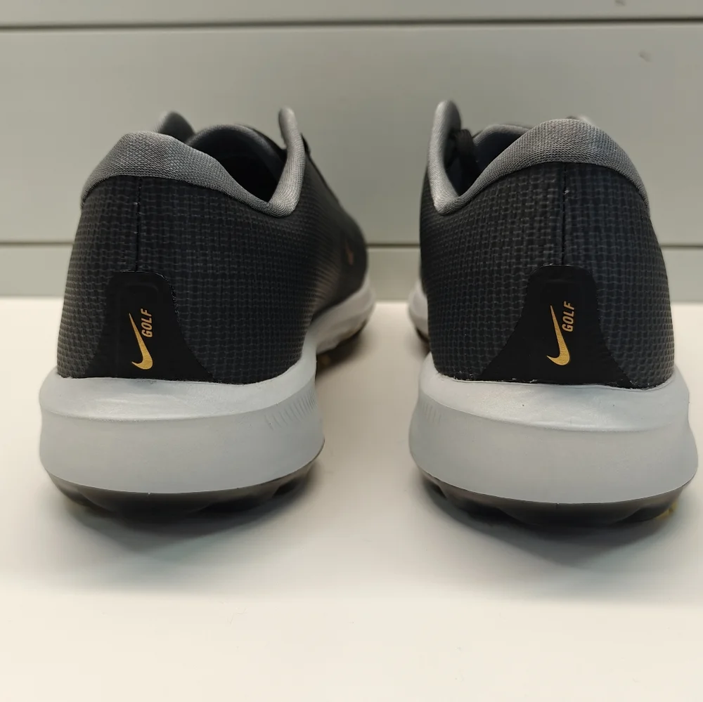 Nike  Air Zoom Infinity Tour 2 Golf Black Infinite Gold Golf Shoes sz Men's 11.5